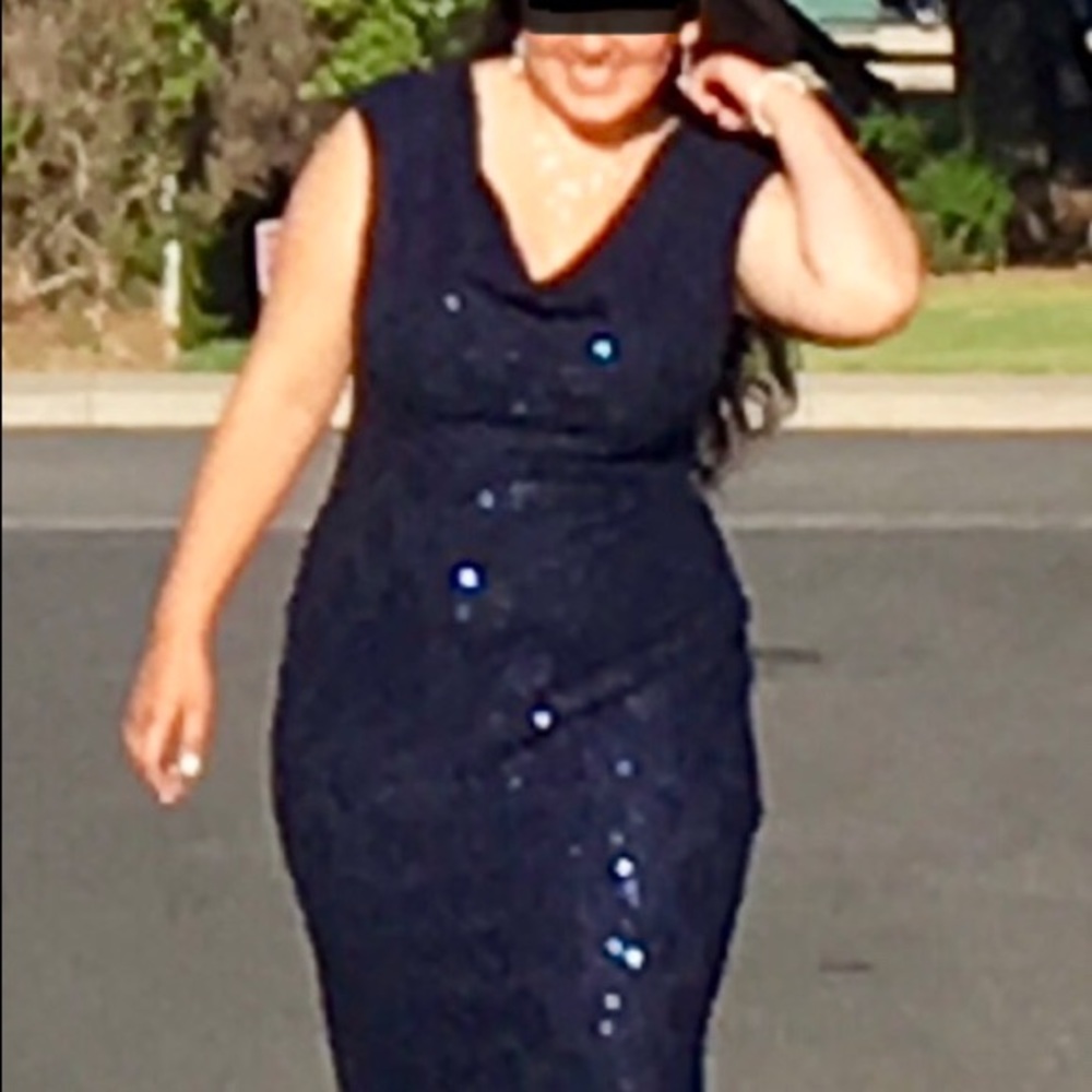 Slinky Sequined Party Dress